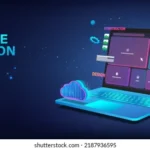 banner-website-development-laptop-template-260nw-2187936595